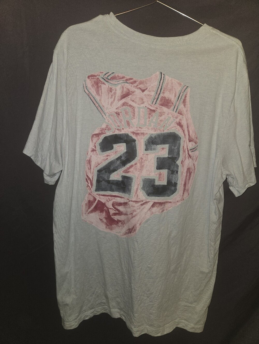 Jordan Tee  Light Grey. Xl